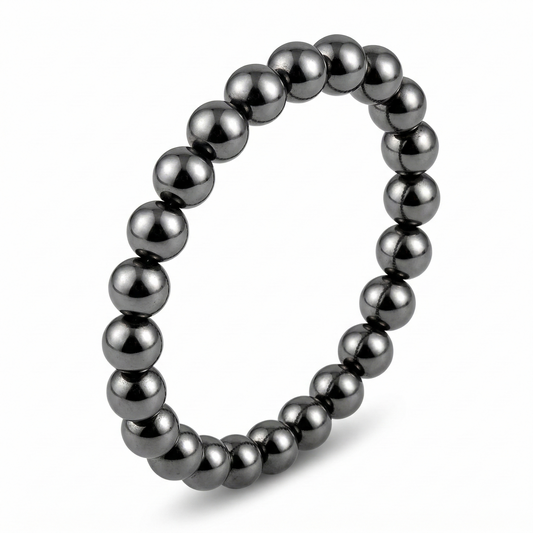 Round Hematite Bracelete
